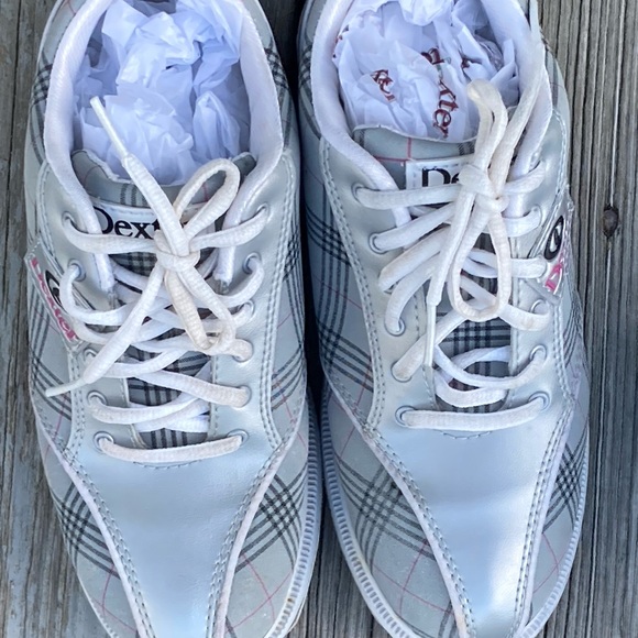 Dexter Gray Plaid Bowing shoes - Picture 1 of 8